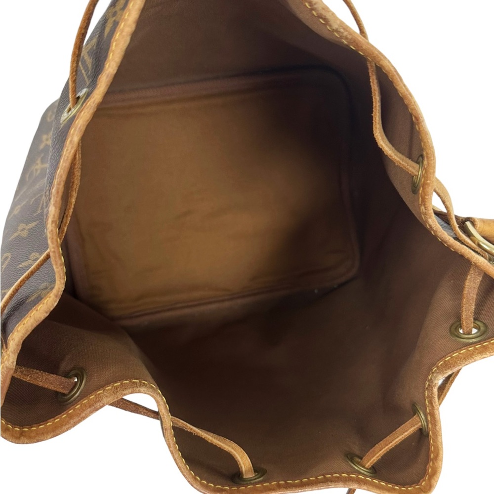 Louis Vuitton Petit Noe Drawstring Bucket Bag Shoulder Bag Monogram Brown - Picture 6 of 9